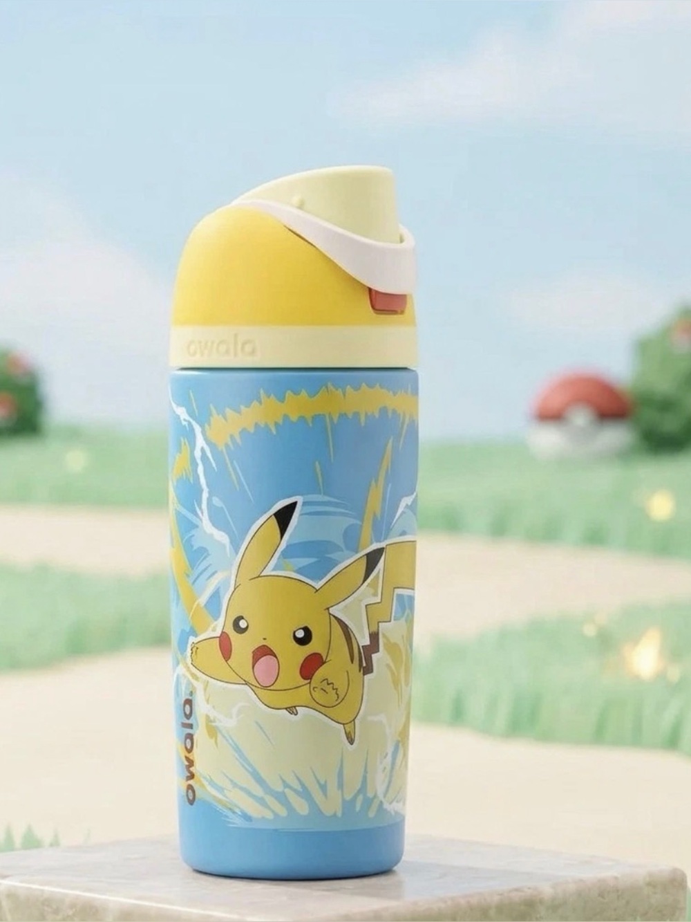 POKÉMON x OWALA FreeSip 16 oz Pikachu I Choose You Stainless Steel Water Bottle